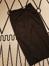 NEUW. H&M LeinenRock 34/36/XS strand clean boho blog öko schlitz wickel goa zar