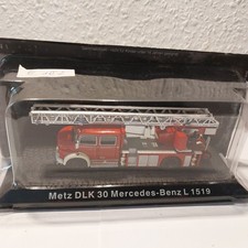 E152 METZ DLK 30 Mercedes Benz L 1519  Feuerwehr in OVP 1:43 Spur 0 Drehleiter 
