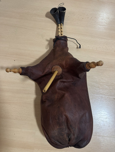 Dudelsack braun mit