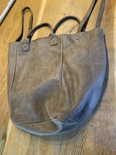 Echtledertasche Shopper Braun