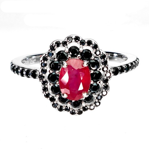 925 sterling silber ring oval - silber,