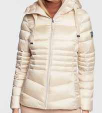 Dolomite NEU Damen Daunenjacke mit Kapuze Gr. S Cremefarben