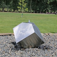Springbrunnen Würfel aus