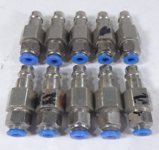 10x Druckluftkupplung Steck-kupplung | 6mm Pneumatik-Anschluss / 10mmØ Anschluss