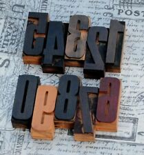 0-9 Zahlen 68mm Holzlettern