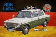 Blechschild 20x30 Polizei Auto