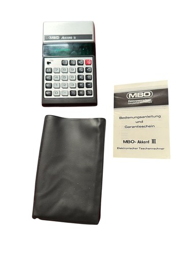 Taschenrechner vintage mbo - vintage,