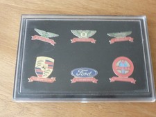 Anstecker Pinsammlung Porsche Ford Cobra Jaguar Bentley Aston Rennwagen Le Mans 
