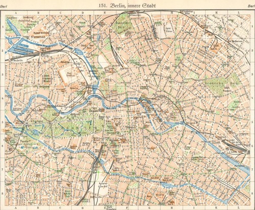 Stadtplan berlin innere - berlin,,