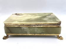 Vintage grüne Onyx Box -