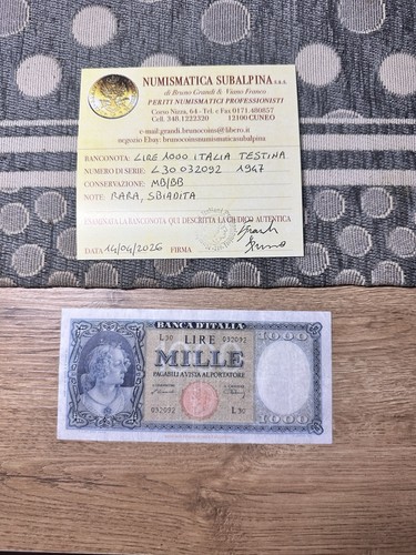 1000 lire banconota italien - lire,