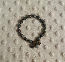 Exoal / Armband / echte Perlen / Steinchen / Lila-Blau / Elegant / Modisch