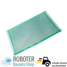 Doppelseitige Lochrasterplatine 8 x 12 cm Prototyping Perf Board Arduino, Atmel