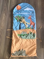 Vertbaudet Kinder Dschungel Safari Schlafsack - Länge 120 cm, seitliche Reißverschlussöffnung