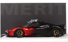 IVY MERIT NOVITEC FERRARI SF90, red metallic / black, 1:18 NEU IN OVP, NO BBR/MR