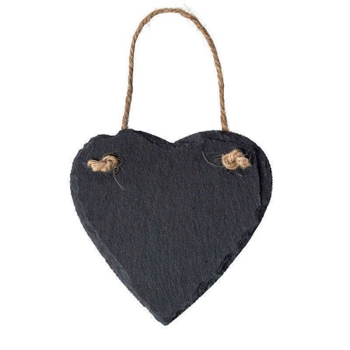 Schiefer herz hänger 15cm - hänger,