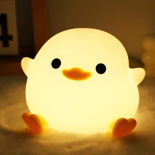Nachtlicht enten lampe silikon - nachtlicht,