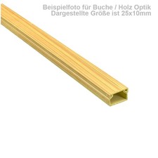 Kabelkanal 25x15 mm Buche Hell