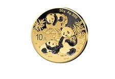 Panda 30 Gramm Silber 2025