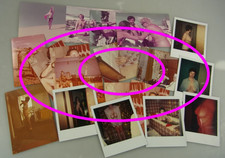 Kleiner Nachlaß alter Fotos Schnappschüsse Akt nackte Frauen Strand K210625AE