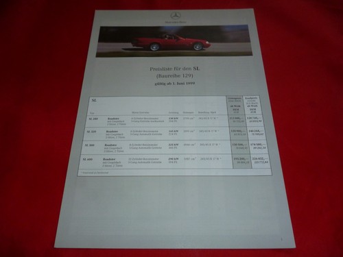 Mercedes r129 280 320 - mercedes,