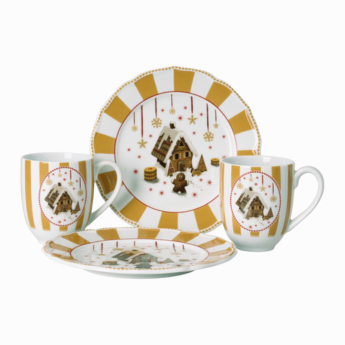 Christmas love beige set - christmas, beige,