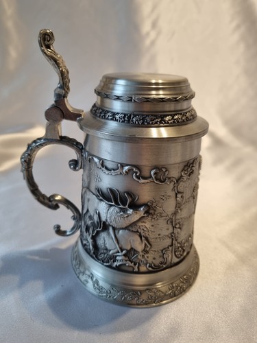 Zinn bierkrug mit - mit, deckel