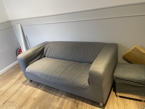 Ikea sofa grau abnehmbarer - ikea,