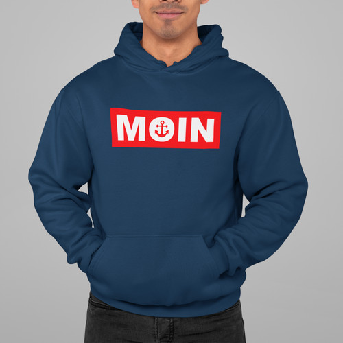 Herren hoodie moin mit - herren,