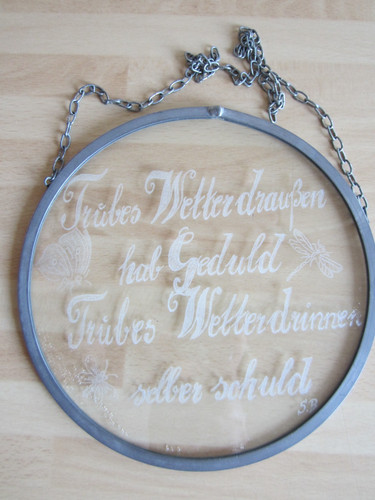 Fensterbild bleiverglasung - fensterbild,