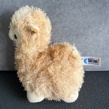 Heunec Plüsch Lama Stofftier kuschelig Spielzeug Kuscheltier Kinder creme 18 cm
