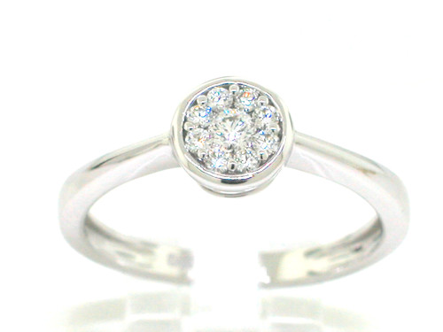 Brillant ring 585 weißgold - 585,