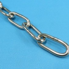 1 m Edelstahl Kette Ø 5 mm