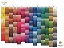 Anchor Stickgarn Sticktwist viele Farben 6 Fäding Nr. 1-410