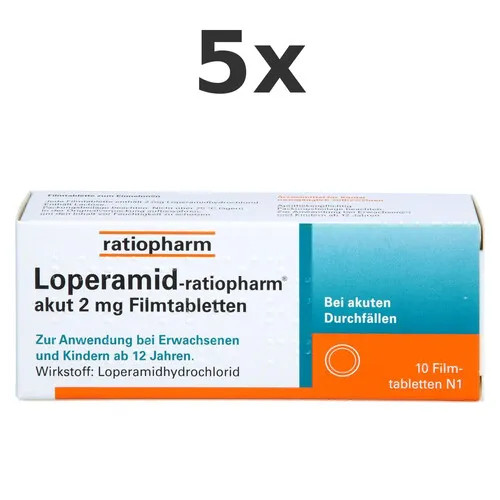 Loperamid ratiopharm akut 2 - akut,