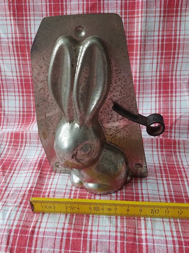 Sehr alte schokoladenform hase - schokoladenform,