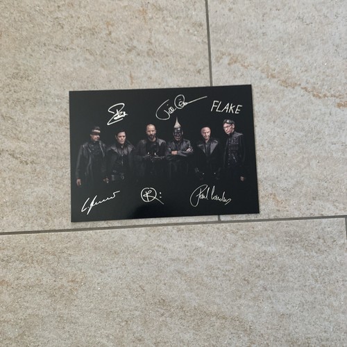 Rammstein autogrammkarte druck - autogrammkarte,