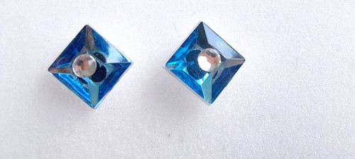 Ohrringe strass glitzer topas - strass,