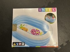 INTEX Planschbecken My Sea Friends 163x107x46 cm Kinderpool aufblasbarer Pool