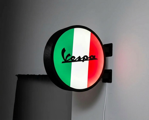 Vespa led leuchtschild - led,