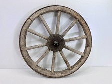 Altes antikes Wagenrad Holzrad Leiterwagen Heuwagen Deko Landhaus Shabby #9367