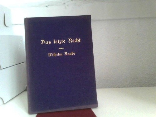 Das letzte recht - das,