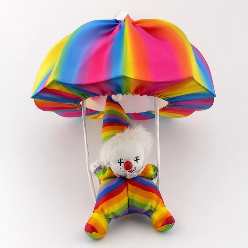 Vintage clown lampe spieluhr - vintage,