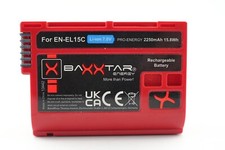 Baxxtar EN-EL15C Akku für Nikon Z5, Z6, Z6 II, Z7, Z7II und andere – neuwertig
