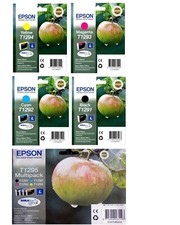 Original EPSON Tinten Patronen Apfel T1291 T1292 T1293 T1294 T1295 Stylus SX235W