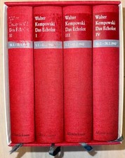 ? Walter Kempowski Das Echolot Ein kollektives Tagebuch 4 Bde Gebunde Schuber