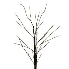 LED Licht Zweig warm weiß Timer - 84cm / 112 LED - Weihnachten Advent Außen Deko