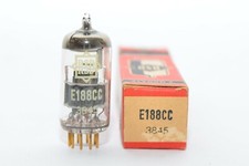 RSD E188CC / 7308 / CV4108 Audio-Röhre, Gold-Pin, Preamp Tube, Ribg Getter, NOS