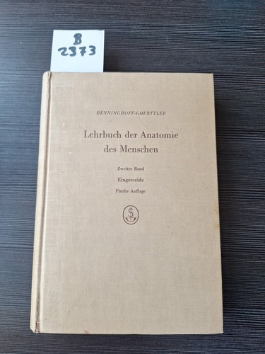 Lehrbuch der anatomie - der, des