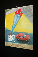 FIAT 1965 Kalender Fiat (Suisse) S.A. vollständig 31,5 x 43 cm - CH / I 1965